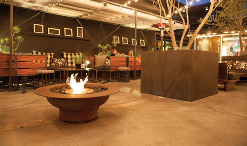 Ecosmart Fire AB8 Ethanol Burner - Stainless Steel Finish - ESF.B.AB8.WTT